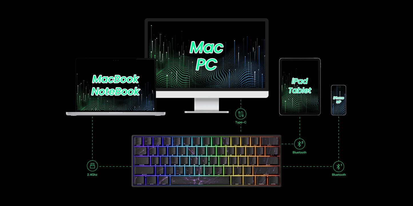 Teclado magnético Akko MonsGeek FUN68 FUN60 PRO&MAX HE 60% 65% para gaming, teclados gaming Rapid Trigger 8K, teclado personalizado para gamer e esports