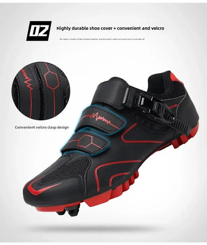 Scarpe da ciclismo unisex con suola rigida – Scarpe da bici da strada 4-Season con pedali a sgancio rapido, ideali per la MTB e gli sport all’aria aperta