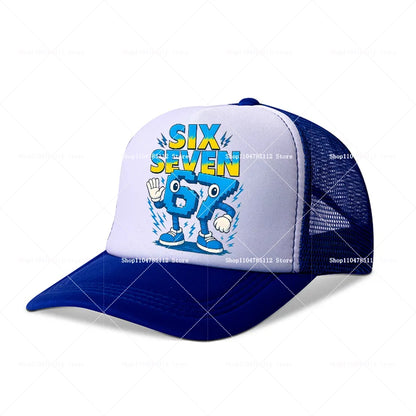 Steal A Brainrot Baseball Cap 67 Six Seven Cartoon Anime A-Z Letter Hat Boys Girls Adjustable Sport Fashion Adult Headwear Gift