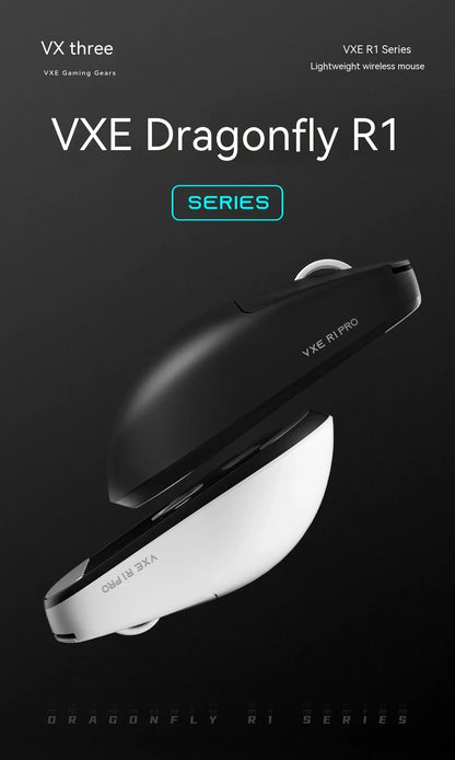 VXE Dragonfly R1 Pro Paw3395 Sensor Wireless Mouse Nordic 52840 2khz Smart Speed X Low Delay Office Gamer Pc Gaming Mouse