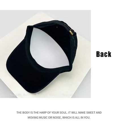 New Unisex Broken Style Bull's-eye Cross Embroidery Baseball Hats Sunshade Personal Versatile Peaked Caps Street Fashion Hip Hop