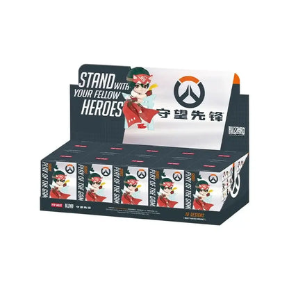 POP MART Overwatch Play of The Game Series Caixa Surpresa Mystery Box Brinquedos Kawaii Ornamentos Figuras Decoração de Casa Bonecas Modelo de Secretária