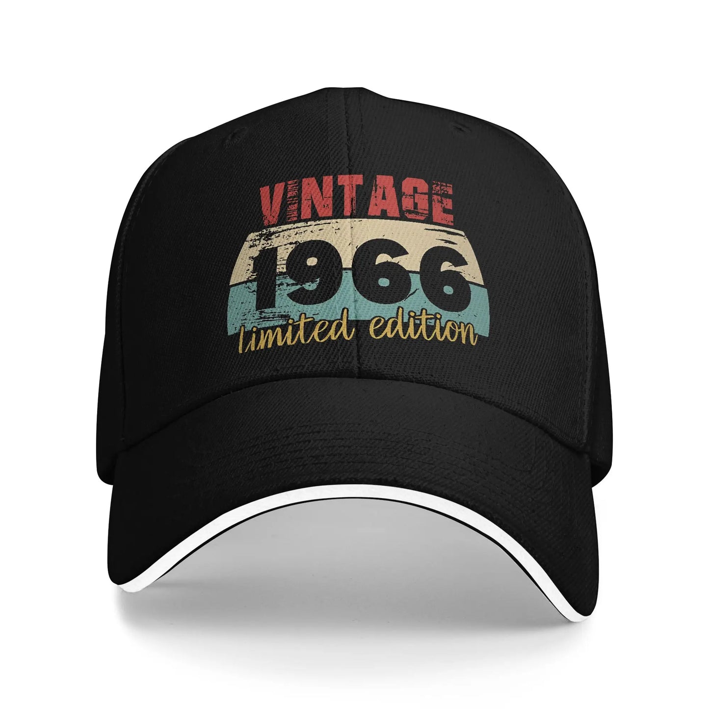 Men Women Born in 1966 vintage age 60 years old funny 60th birthday Hat Fashion Baseball Cap  Sun Hat Travel Headewear