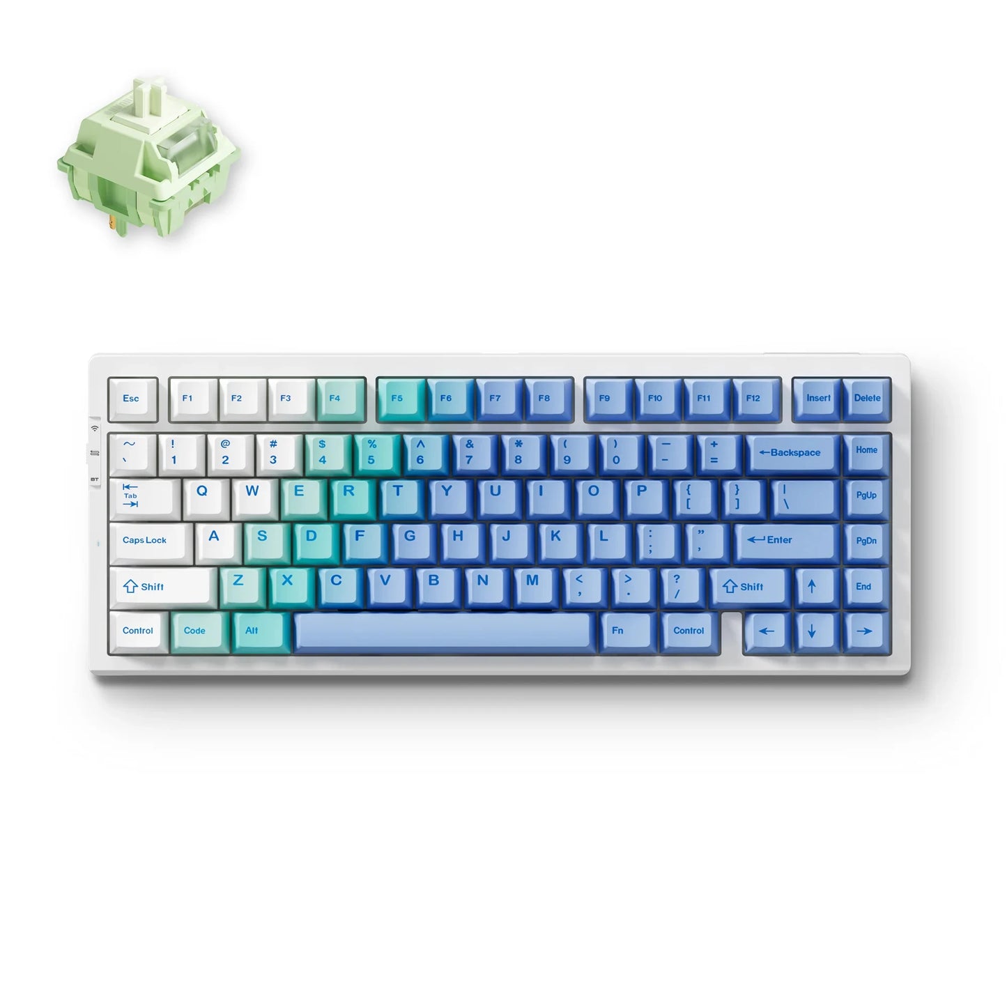 Tastiera meccanica wireless MCHOSE G75 Pro, layout 75%, montaggio gasket, 5 strati di smorzamento, retroilluminazione RGB, tri-mode, hot-swappable