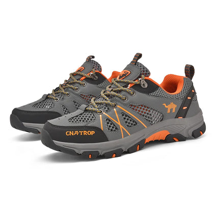Men's Hiking Shoes Breathable Mesh Sports Single Shoes Summer Outdoor Wear-resistant  Hiking and Hunting Tactical Sports Shoes
