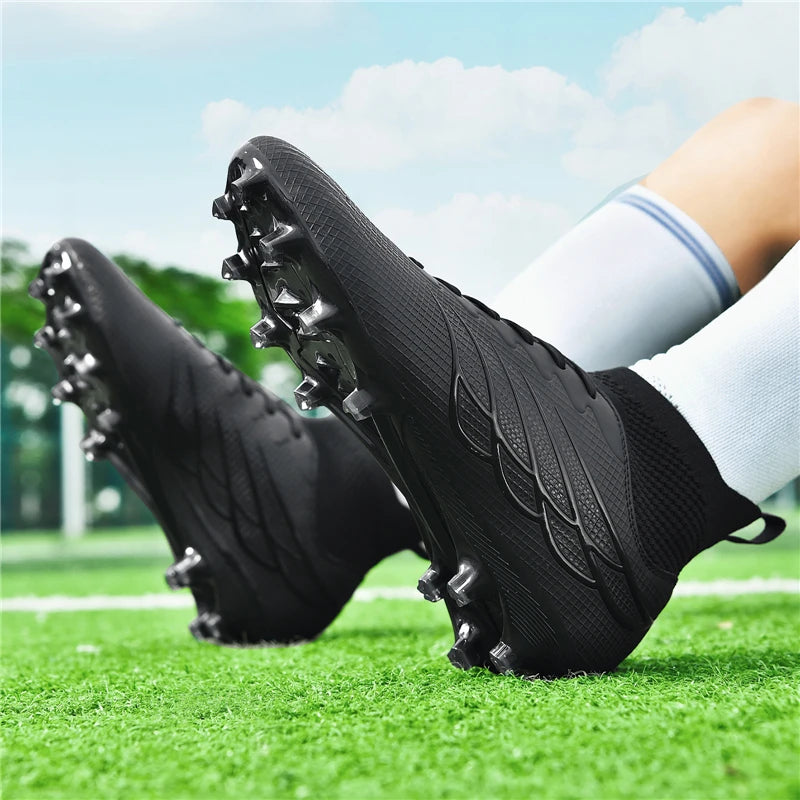 Chaussures de Football antidérapantes pour hommes, bottes de Football TF/FG, respirantes, pour l'extérieur, basses, antidérapantes, baskets de sport