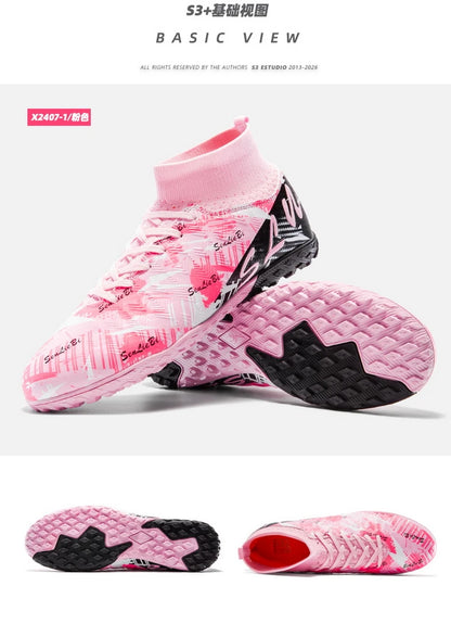 34–46 dydžio vyriški FG/TF futbolo bateliai, futsalo, profesionalūs, unisex, vaikų futbolo bateliai, treniruočių, lauko, berniukų futbolo bateliai, sportiniai bateliai