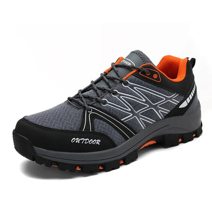 Chaussures de randonnée en maille pour hommes, souliers de voyage respirants, imperméables, pour plein air, chasse, pêche, montagne, équitation, sport