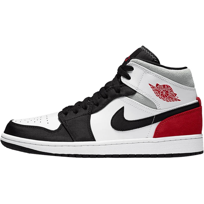 Oryginalne męskie buty sportowe do koszykówki Nike Air Jordan 1 AJ1 z podwyższoną cholewką i amortyzacją 852542-100