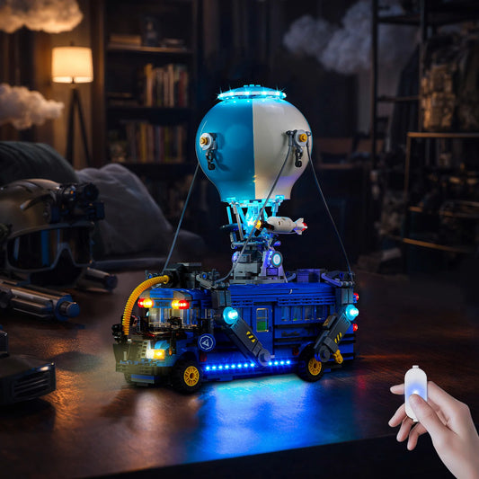 No Model LED Lighting Set Suitable for LEGO Fortnite Battle Bus 77073 Building Blocks