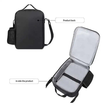 Fortnite cartoon lunch bag, portable insulated lunch bag, reusable food storage bag, suitable for children and students.