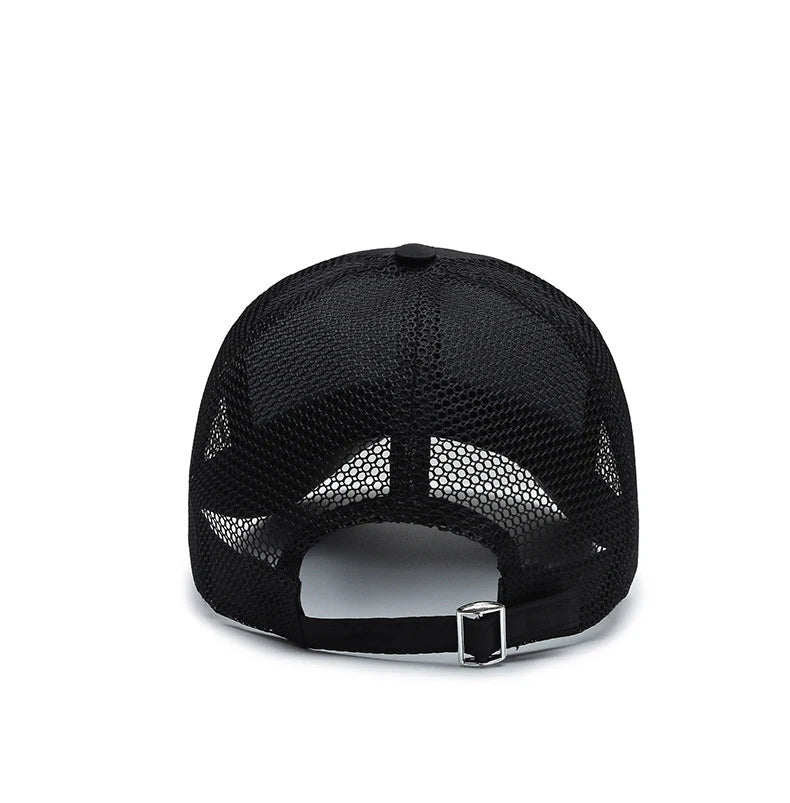 Mens Summer Quick Dried Korean Casual Breathable Mesh Fisherman Hat