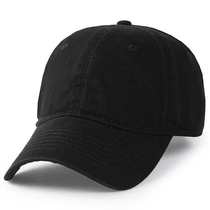 Solid Color Big Size 63cm Soft Cotton Baseball Caps Men Classic Plus Snapback Cap Ladies Golf Sun Hat 59-62cm