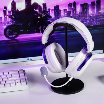 Auriculares gaming AKKO Verge S9 con micrófono – Driver de 53mm, Bluetooth 5.3 inalámbrico de cuatro modos, sonido envolvente 7.1, auriculares gaming profesionales para FPS
