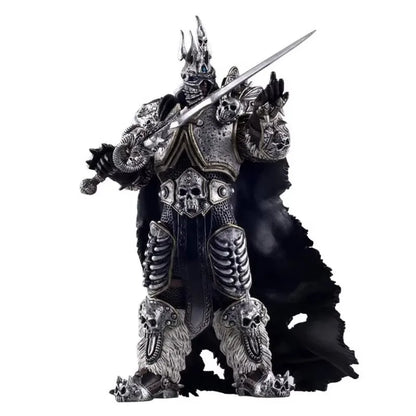 16 cm World of Warcraft-spilfigur: Lich King Arthas, dødsknægt, stående med Frostmourne – bordpynt til samling og festivalgaver