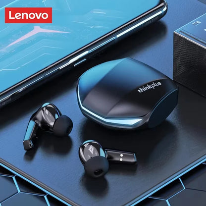 Auricolari wireless Lenovo GM2 Pro TWS Bluetooth 5.3 – Auricolari HD con controllo touch e microfono, cuffie sportive impermeabili