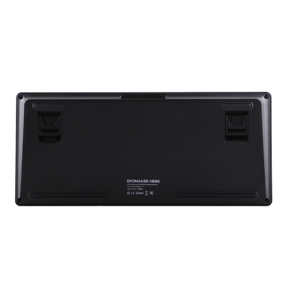 Tastiera meccanica magnetica EPOMAKER HE80 75% layout US QWERTY hot-swap Creamy Gasket cablata con effetto Hall, DKS SOCD per PC/Mac