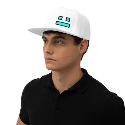 Video Game Geometry Dash Baseball Caps Snapback Men Women Hats AdjustableCap Hip Hop Baseball Hat Casquette