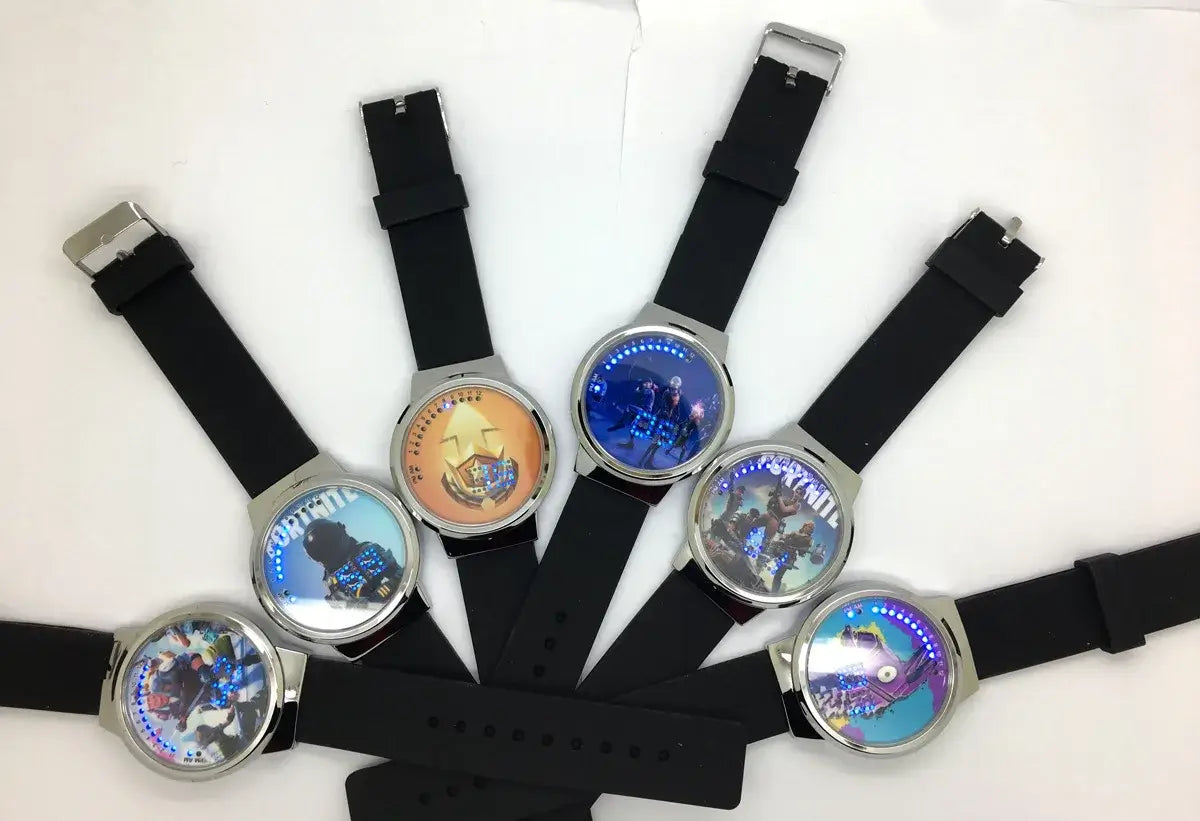 Fortnite Watch Cute Fashion  Cartoon Personalized Kawaii Touch Night Light LED Student Electronic Watch Gift for Friends