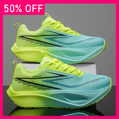 Scarpe sportive unisex alla moda in rete traspirante, scarpe da corsa professionali, scarpe sportive comode con lacci per il fitness all’aperto da uomo