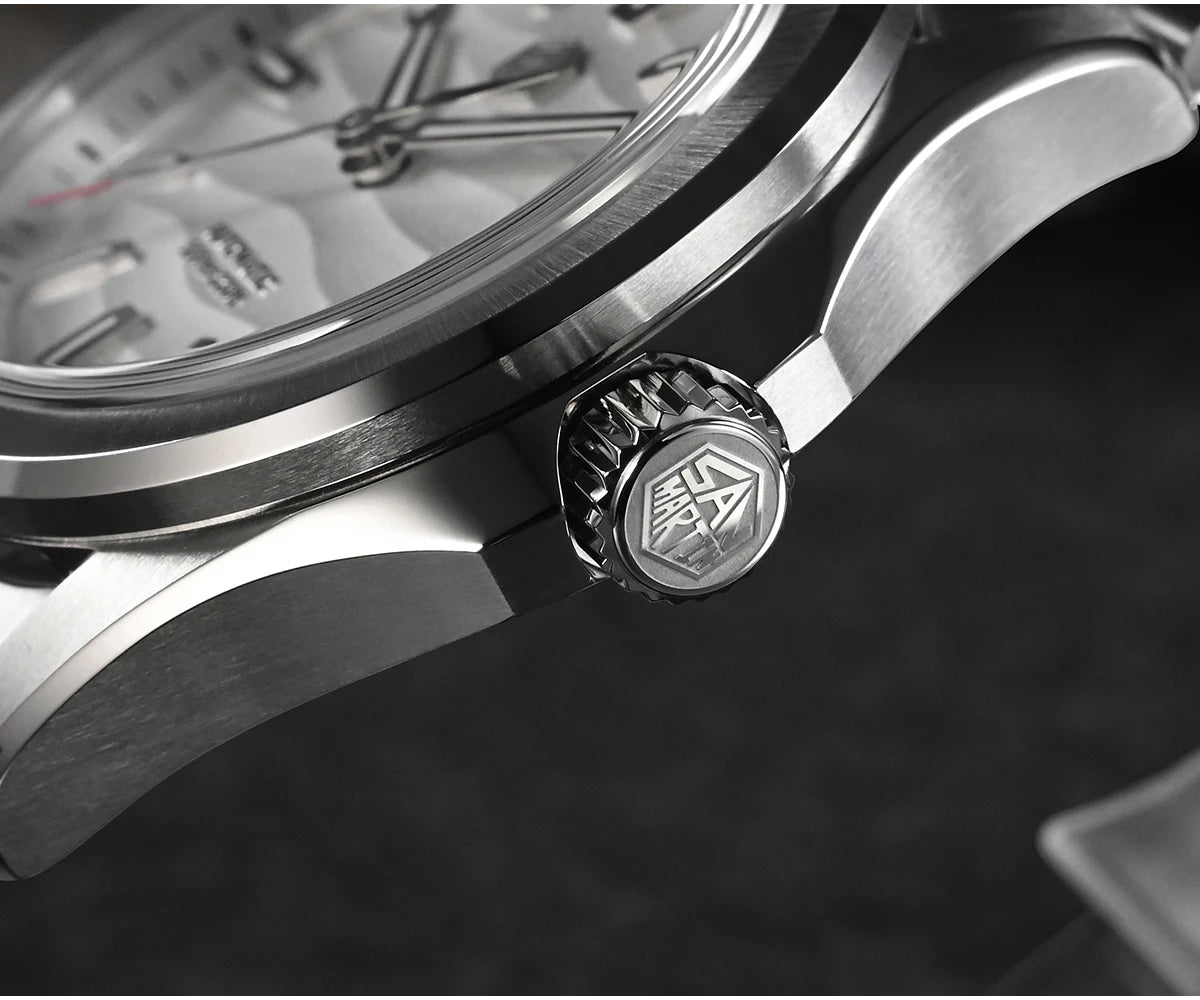 San Martin New Gada Watch 39mm Desert Texture Men Dress Watch NH35 Automatic Mechanical Sapphire Waterproof 100m Luminous SN0129