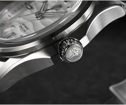 San Martin New Gada Watch 39mm Desert Texture Men Dress Watch NH35 Automatic Mechanical Sapphire Waterproof 100m Luminous SN0129