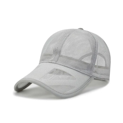 Breathable Sun Protection Caps Fashion Men Women Full Mesh Hats Summer Sunscreen Hats Sun Protection Caps Baseball Cap