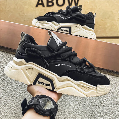 Sneakers casual da uomo - Moda primaverile - Scarpe da skateboard basse e versatili per uomo, adatte agli sport all'aria aperta