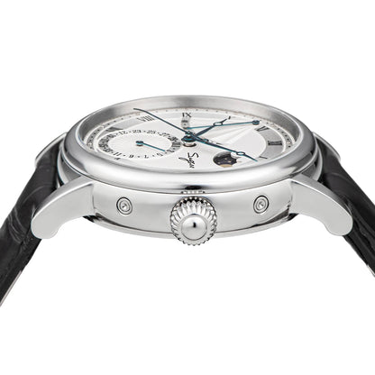 Sugess Moonphase Men's Watch Automatic Mechanical Watches for Tianjin Movement Sapphire Glass Water Resistant Wristwatches New
