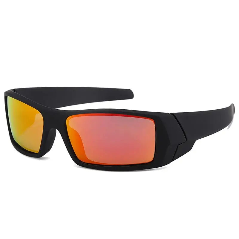 Polarized Sunglasses For Sports Sunglasses Trendy Retro Rectangular Wrap Around Vintage Uv380 Eye Protection Fishing Glasses