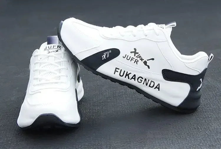 Pánske nepremokavé tenisky z PU kože, ležérna športová obuv, ľahké, priedušné, ploché, neklzkavé tenisky, Zapatillas Hombre