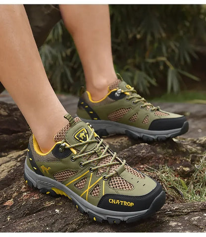 Men's Hiking Shoes Breathable Mesh Sports Single Shoes Summer Outdoor Wear-resistant  Hiking and Hunting Tactical Sports Shoes