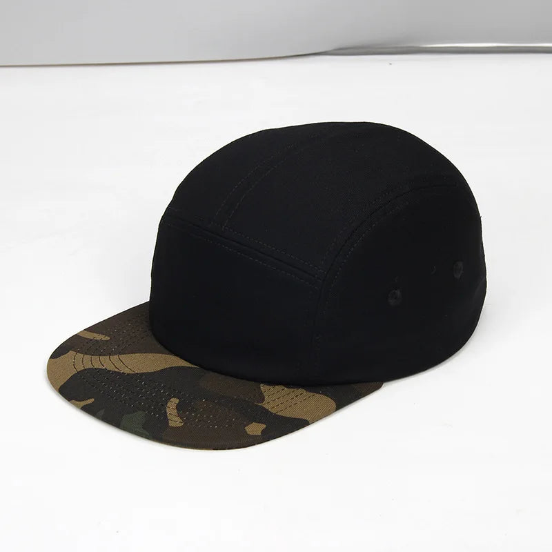 Vasarinės medvilninės 5-panelės didelio dydžio beisbolo kepurės, oversize 62 cm, plokščios viršutinės dalies sportinės „snapback“ kepurės, hip-hopo ir riedlentės kepurės, individualizuotos, didmeninė prekyba