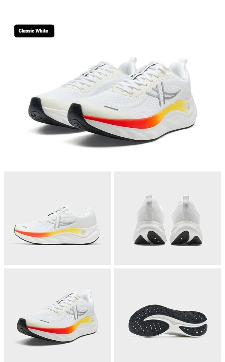 Xtep Cloud Wing 3.0 Men's Running Shoes 2025 Summer New Stability Shock Absorbing Wear Resistant Soft Sole Sneakers 875319110003