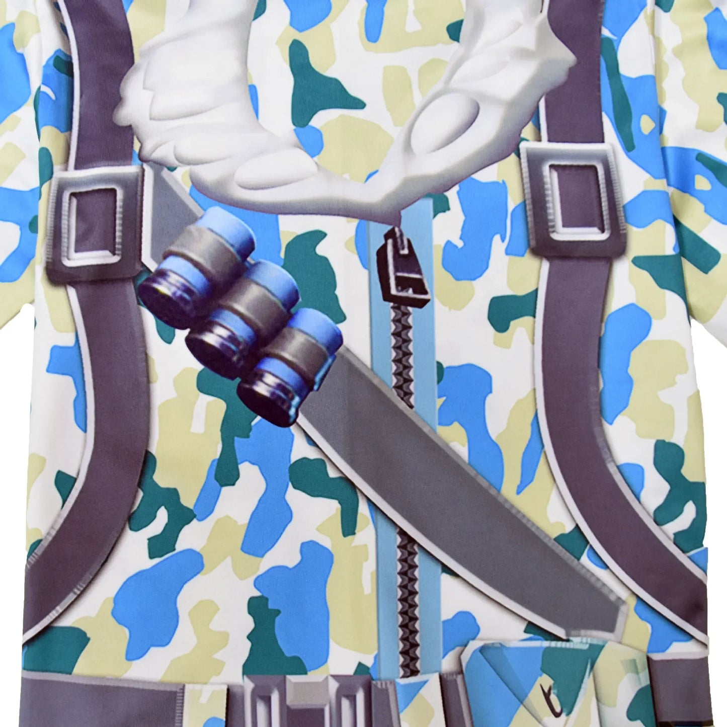❤★❤DJ guerrilla warfare Costumes Jumpsuits Kids Clown Cosplay Clothes Halloween Christmas Costume Party Game Cos Fortnites Co★♥★