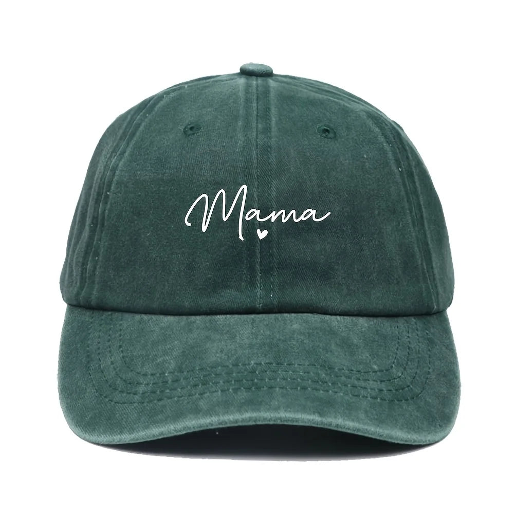 Mama mėgsta raštuotas beisbolo kepures, retro ir madingas moteriškas kasdienes „dad hats“ kepures, lauko sportines kepures su minkštu viršumi