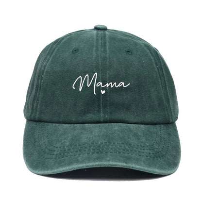Mama mėgsta raštuotas beisbolo kepures, retro ir madingas moteriškas kasdienes „dad hats“ kepures, lauko sportines kepures su minkštu viršumi