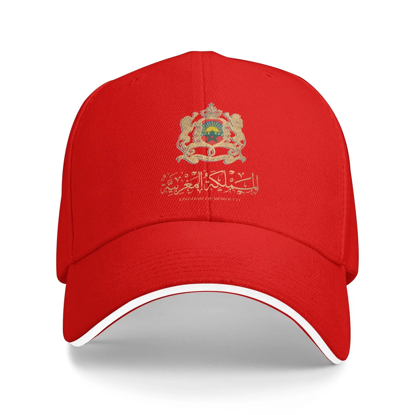 Morocco Flag Map Baseball Cap  y2k Cool Trucker Hat Summer Men Women Hunting Camping Baseball Caps
