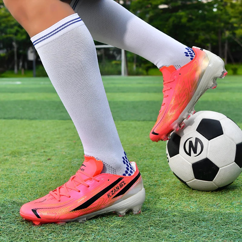 Nouvelles chaussures de football pour hommes, crampons, chaussures de football unisexes TF/FG, chaussures de futsal professionnelles, ultra-légères, de haute qualité, baskets en promotion.