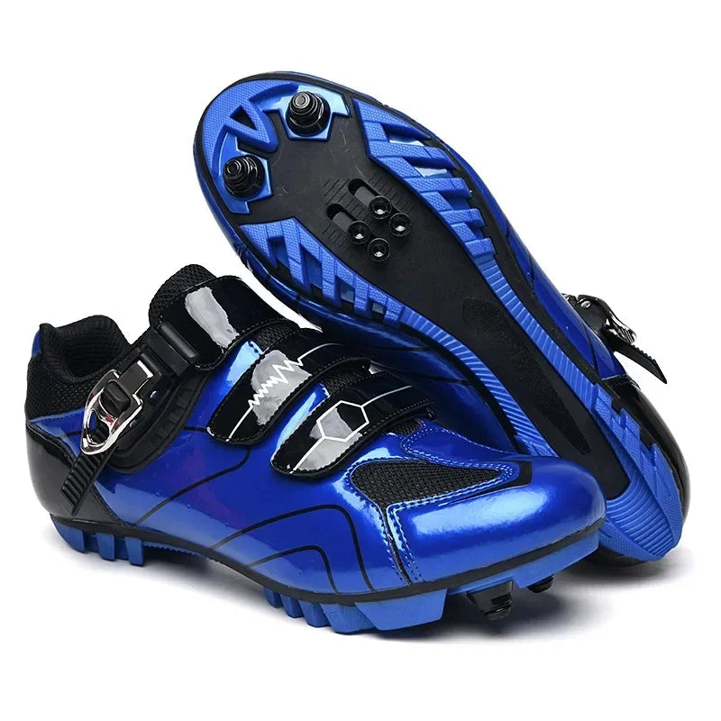 Scarpe da ciclismo unisex con suola rigida – Scarpe da bici da strada 4-Season con pedali a sgancio rapido, ideali per la MTB e gli sport all’aria aperta