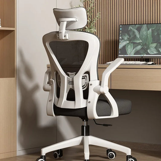 Ergonomischer Computerstuhl für Homeoffice, bequem, für langes Sitzen, Studenten- und Schlafzimmer, mit verstellbarer Rückenlehne