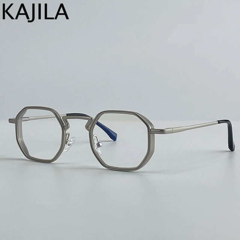Small Frame Hexason Steampunk Sunglasses Men 2025 Luxury Brand Vintage Punk Eyewear Classic Polygon Metal Sun Glasses Male UV400