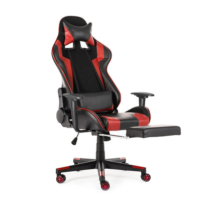 Chaise de bureau en cuir Joylive, chaise de jeu WCG, chaise ergonomique pour ordinateur, pivotante, inclinable, pour salle de jeu