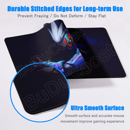 Produit gaming premium Fraquane, équipement gamer, Large XXL DIY Cool Overwatch Mouse Pad Keyboard Table Gaming Accessories Non-Slip Rubber Edge locking spped Laptop Rug desk Mat