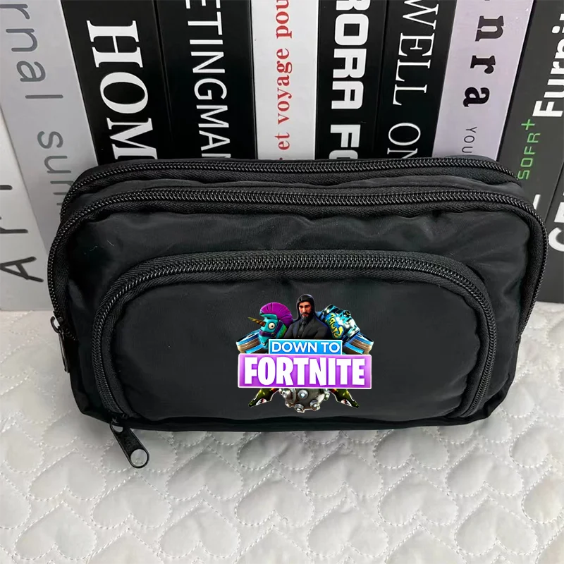 Estojo para Canetas Fortnite com Padrão Criativo do Jogo, Estojo Harajuku, Bolsa de Arrumação para Rapaz e Rapariga, Material de Regresso às Aulas, Presentes de Aniversário e Festa