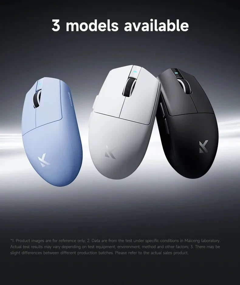 MCHOSE G3 V2 Pro Wireless E-sports Mouse Lightweight Three Mode Bluetooth PAW3395 High Performance 800mAh Game Office 59g Mouse