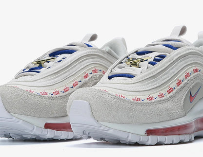 Zapatillas deportivas Nike genuinas AIR MAX 97 para mujer, de caña baja, con amortiguación de aire DC4013-001