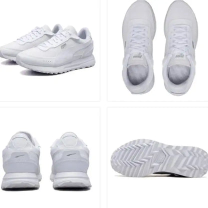 Nouvelles baskets unisexes PUMA Road Rider 2026 avec ensemble de chaussettes, chaussures décontractées confortables et amortissantes, blanc noir 397432-05/947630-04