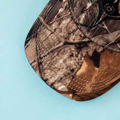 European and American summer outdoor baseball caps, leaf-printed jungle camouflage caps, men's and women's camouflage baseball c