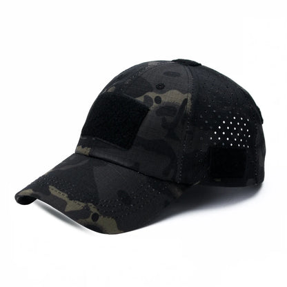 Breathable Camouflage Baseball Cap UV Sun Protection Hat for Outdoor Sports Fishing Camping Hiking Hunting